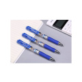 Stationery smooth gel pen blue push 0.5mm writing pen